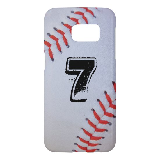 Personalized Baseball Jersey number S7 Case