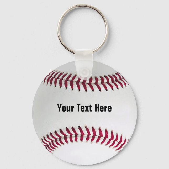 Personalized Baseball Key Chain (Front)