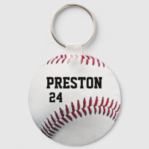 Personalized Baseball Keychain
