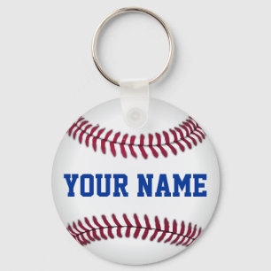 Personalized Baseball Keychain