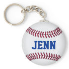 Personalized Baseball Keychain