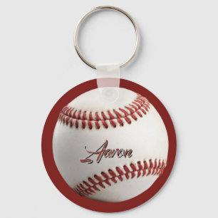 Personalized Baseball Keychain