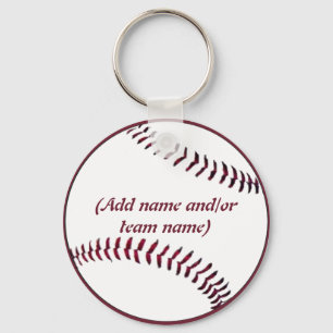Personalized Baseball Keychain
