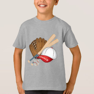 Personalized Baseball Kid’s Basic T-Shirt