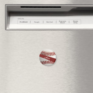 Personalized Baseball Magnet