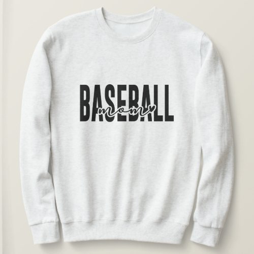Personalized Baseball Mama Custom Sweatshirt