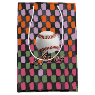  Personalized Baseball Medium Gift Bag