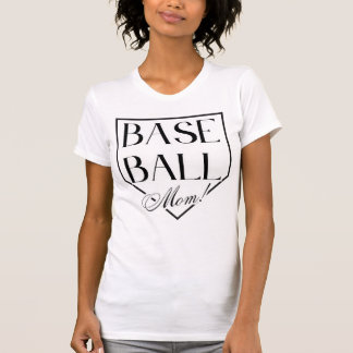 Personalized Baseball Mom Game Day Tshirt w Number