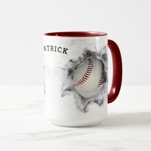 Personalized Baseball Mug Zazzle