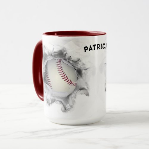Personalized Baseball Mug