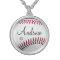 Personalized Baseball Necklace