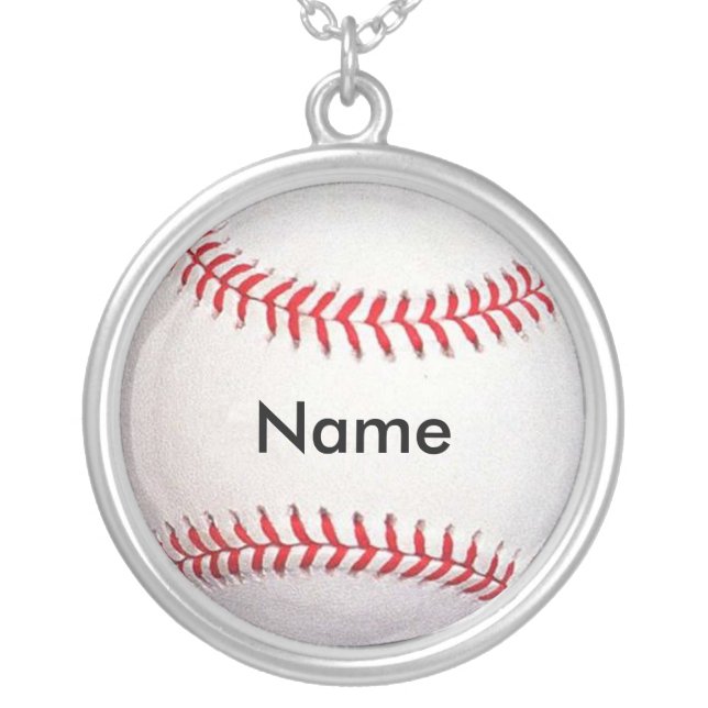Personalized Baseball Necklace (Front)