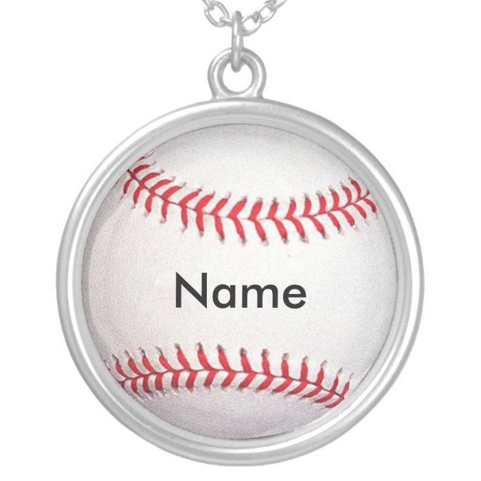 Personalized Baseball Necklace Zazzle