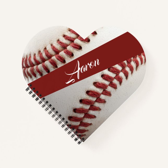  Personalized Baseball Notebook (Front)