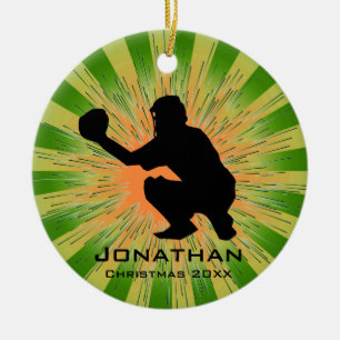 Personalized Baseball Ornament