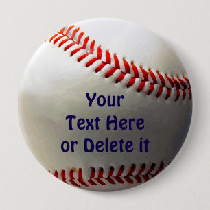 Personalized Baseball Party Ideas Favors and Gifts Pinback Button
