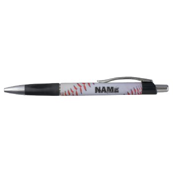 Personalized Baseball Pen by Baseball_Designs at Zazzle