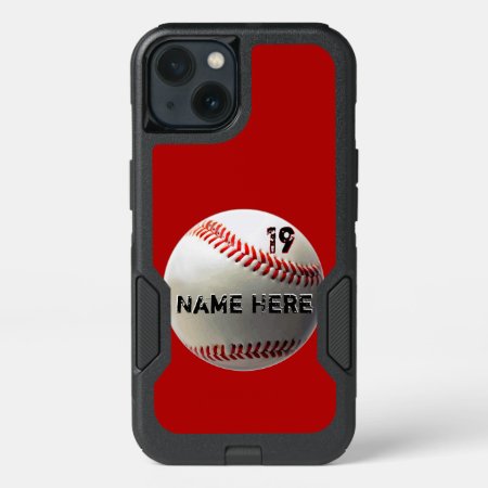 Personalized Baseball Phone Case Otterbox Defender
