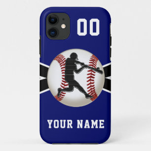 Personalized Baseball Phone Cases, New to Older iPhone 11 Case