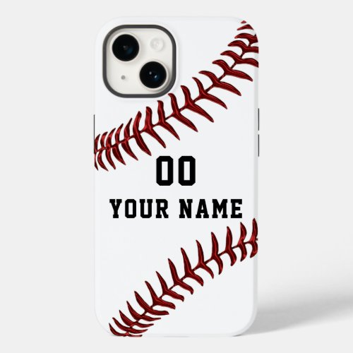Personalized Baseball Phone Cases Newest to Older Case_Mate iPhone 14 Case