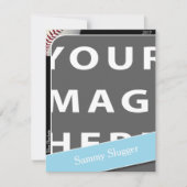 Personalized Baseball Photo Card (Front)