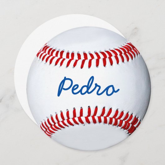 Personalized Baseball Photo Design (Front/Back)