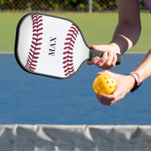 Personalized Baseball Pickleball Paddle