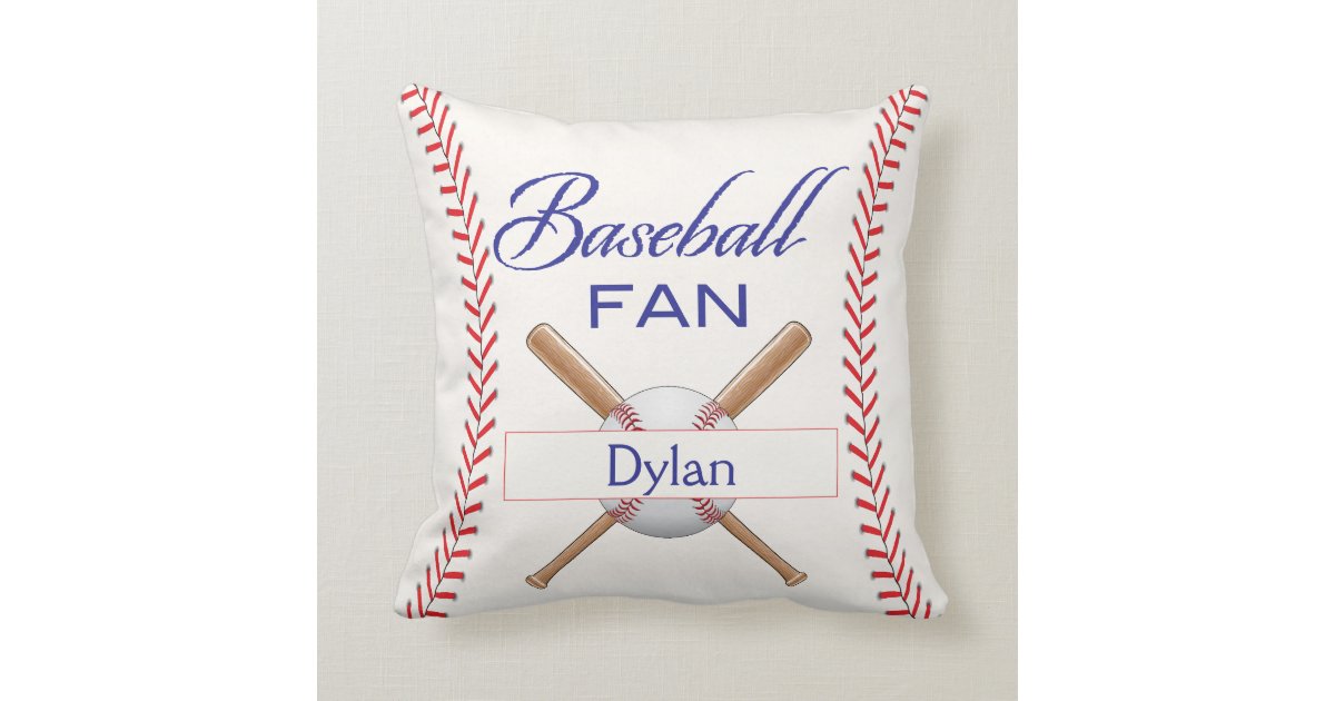 Personalized Baseball Pillow