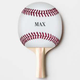 Personalized Baseball Ping Pong Paddle