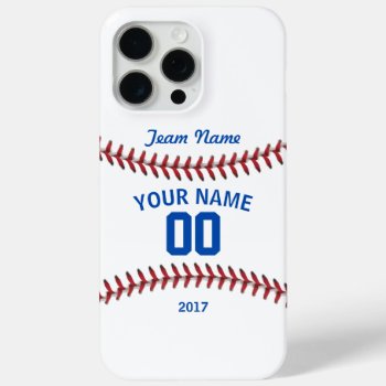 Personalized Baseball Player Iphone 15 Pro Max Case by RicardoArtes at Zazzle