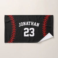 Personalized Baseball Player Name Black