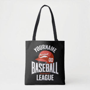 Personalized Baseball Player NAME Team Champ Club  Tote Bag