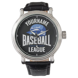 Personalized Baseball Player NAME Team Champ Club Watch