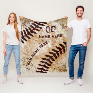 Personalized Baseball Senior Night Gifts, Blanket