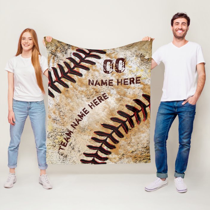 Personalized Baseball Senior Night Gifts Blanket Zazzle