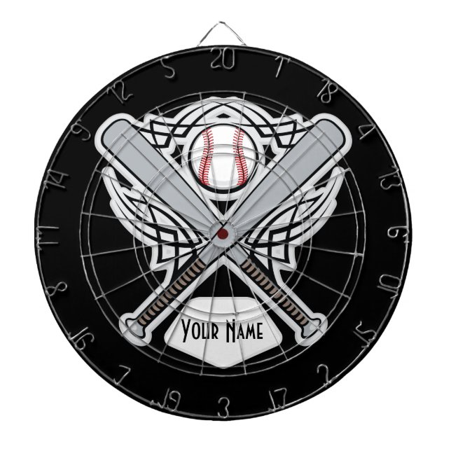 Personalized Baseball Sports Dartboard (Front)