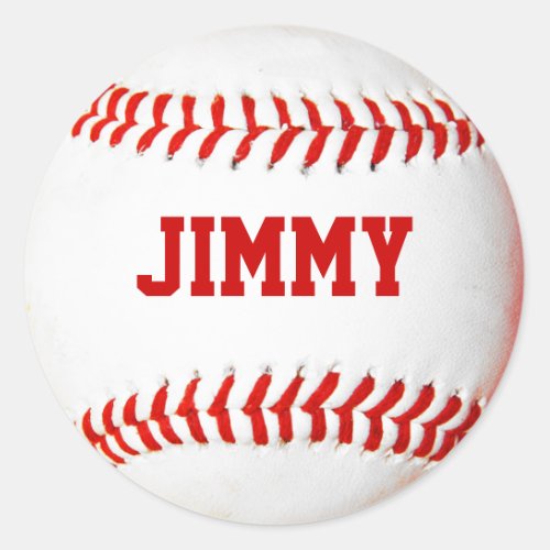 Personalized Baseball Stickers