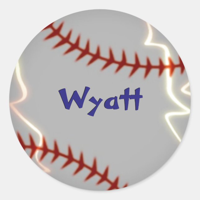 Personalized baseball stickers (Front)