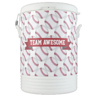 Personalized Baseball Team or Name Beverage Cooler