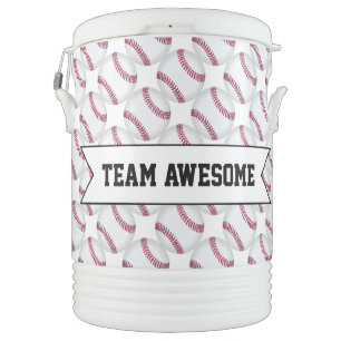 Personalized Baseball Team or Name Cooler