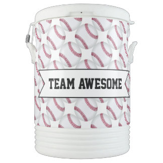 Personalized Baseball Team or Name Cooler