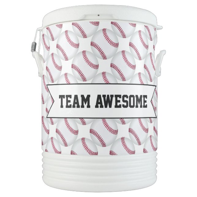 Personalized Baseball Team or Name Cooler (Back)