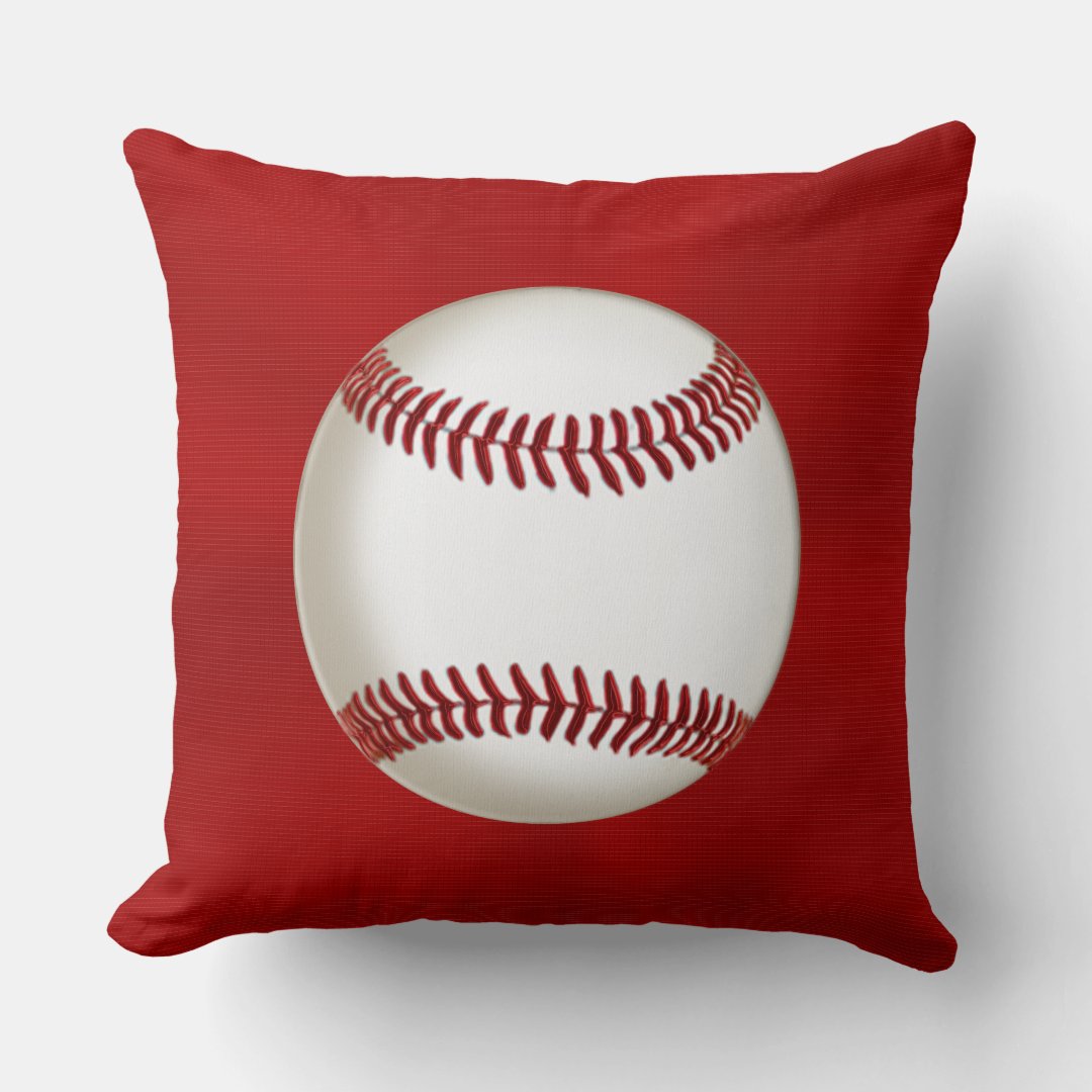 Personalized Baseball Throw Pillows with YOUR TEXT Zazzle
