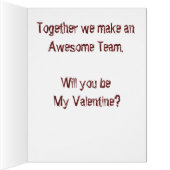 Personalized Baseball Valentine Cards for Him (Inside (Right))