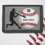 Personalized Baseball Wallets For Guys at Zazzle