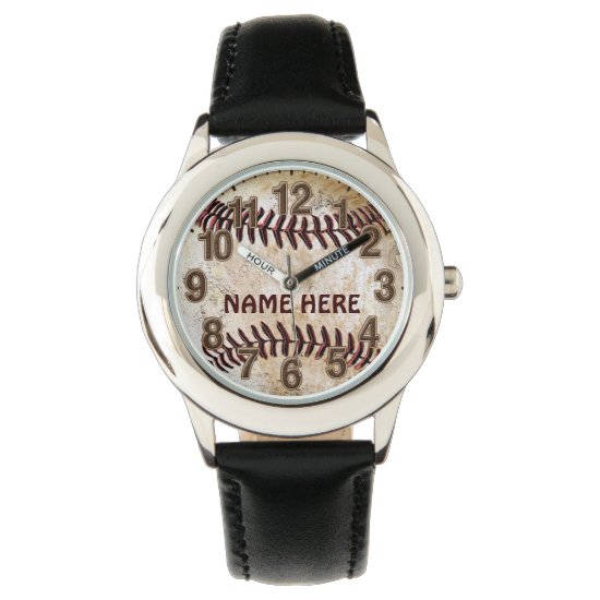 Personalized Baseball Watches for Kids