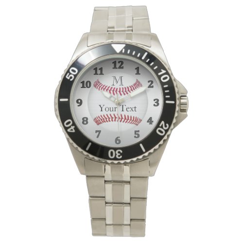 PERSONALIZED Baseball Watches for Men and Boys