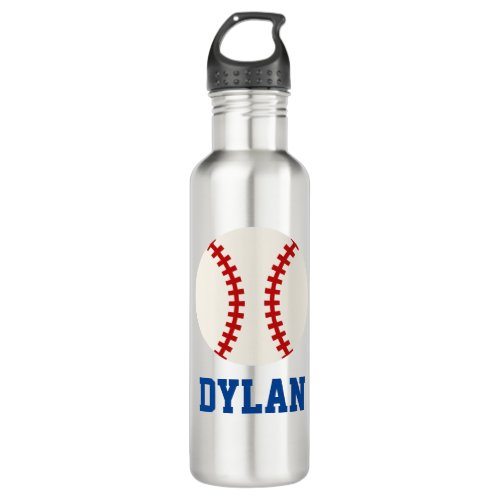 Personalized Baseball Water Bottle