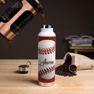 Personalized Baseball Water Bottle