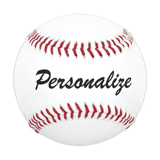 Personalized baseball with custom name or quote (Front)